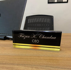 Personalized Acrylic Desk Nameplate