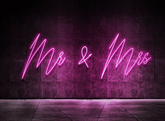 Mr & Mrs Neon Light