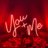 You & Me Neon Light