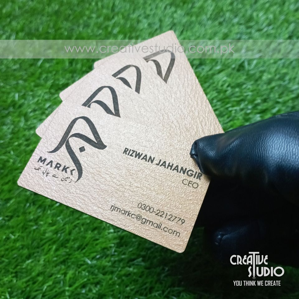 Laser Cut Wooden Business Card
