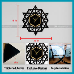 Stylish Hexagonal Clock Maestro
