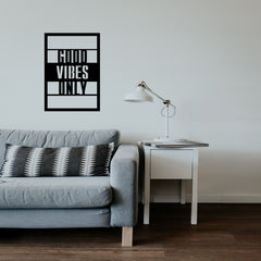 Good Vibes Only Acrylic Wall Art