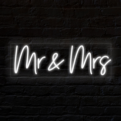 Mr & Mrs Neon Light